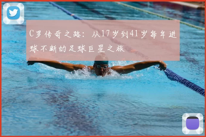 C罗传奇之路：从17岁到41岁每年进球不断的足球巨星之旅