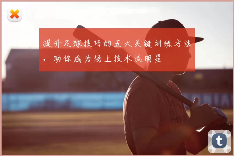 提升足球技巧的五大关键训练方法,助你成为场上技术流明星