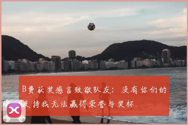 B费获奖感言致敬队友：没有你们的支持我无法赢得荣誉与奖杯