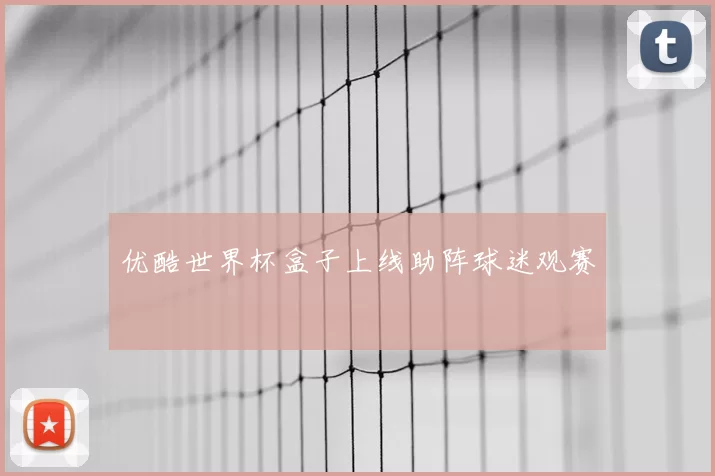 优酷世界杯盒子上线助阵球迷观赛